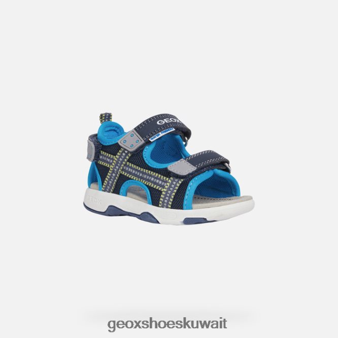 Geox BLL84T1496 Sandal Multy Toddler Navy/Azure