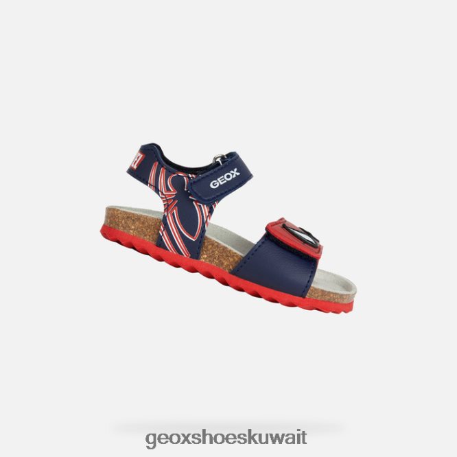 Geox BLL84T1551 Sandal Chalki Baby Dark Navy/Red