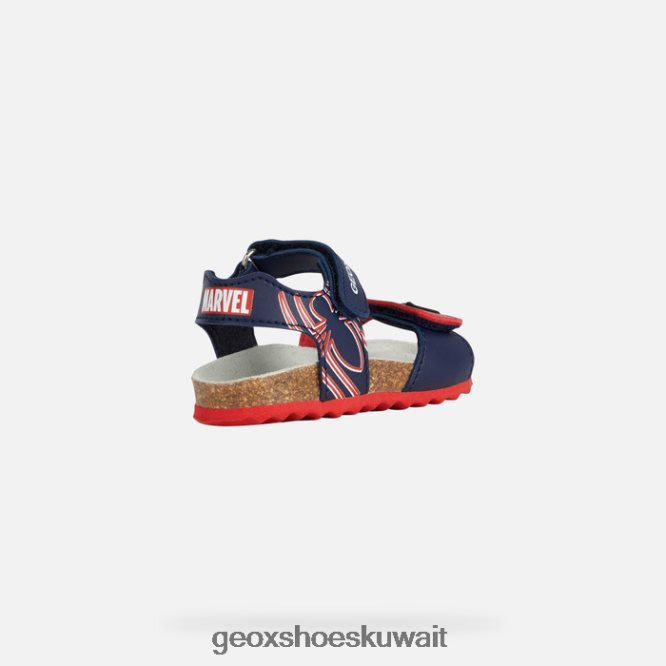 Geox BLL84T1551 Sandal Chalki Baby Dark Navy/Red