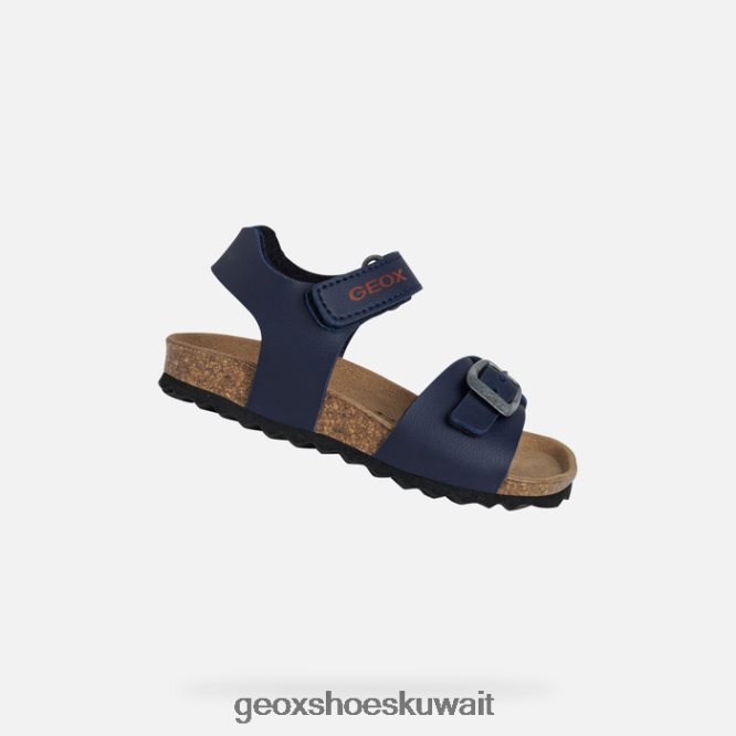 Geox BLL84T1587 Sandal Chalki Toddler Navy/Dark Red