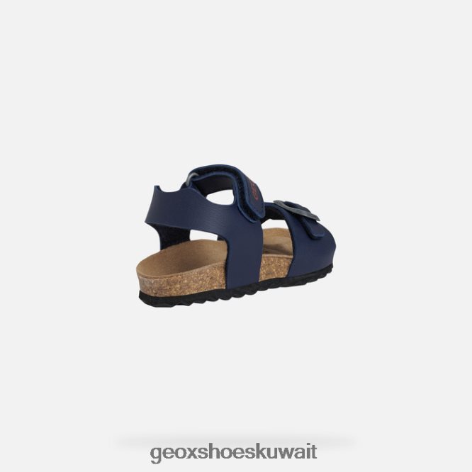 Geox BLL84T1587 Sandal Chalki Toddler Navy/Dark Red