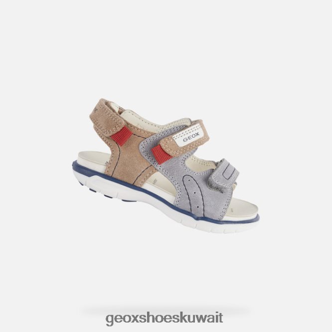 Geox BLL84T1629 Sandal Delhi Toddler Grey/Beige