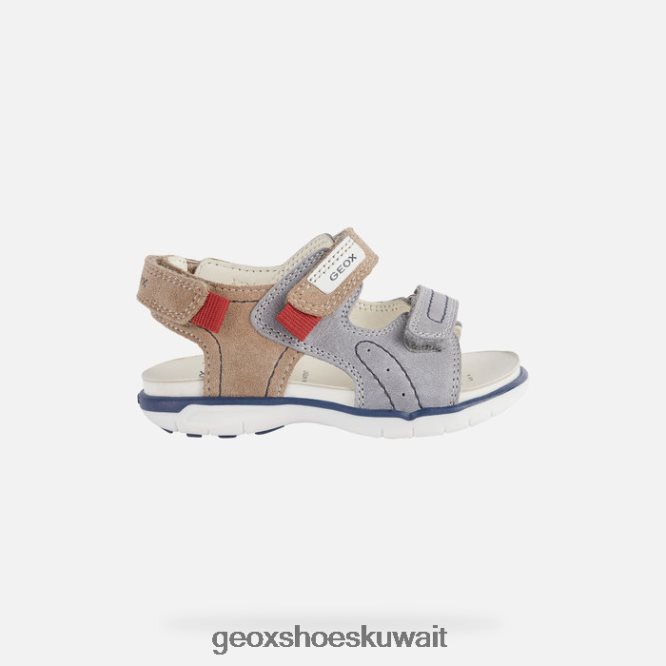 Geox BLL84T1629 Sandal Delhi Toddler Grey/Beige