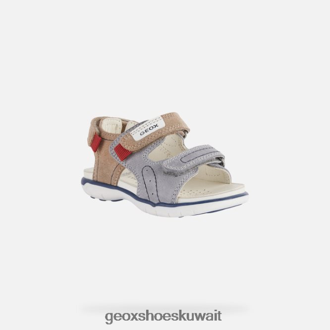 Geox BLL84T1629 Sandal Delhi Toddler Grey/Beige