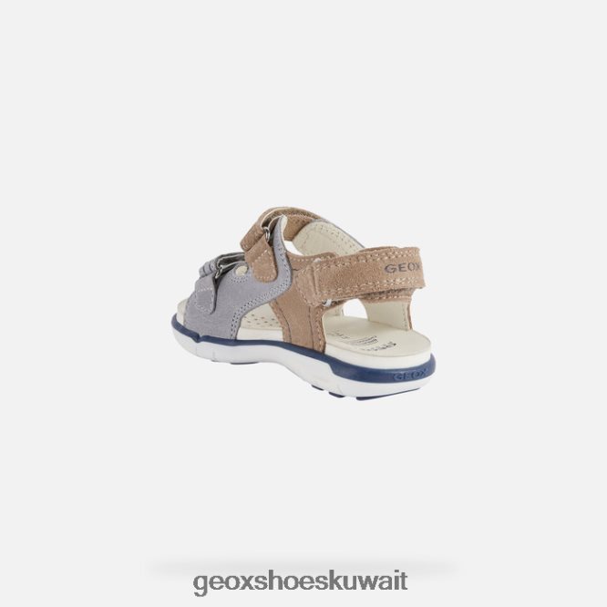 Geox BLL84T1629 Sandal Delhi Toddler Grey/Beige