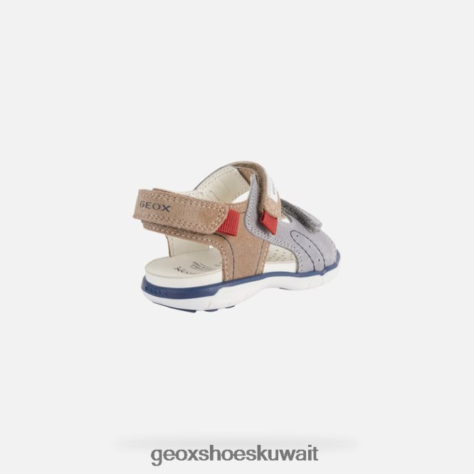Geox BLL84T1629 Sandal Delhi Toddler Grey/Beige