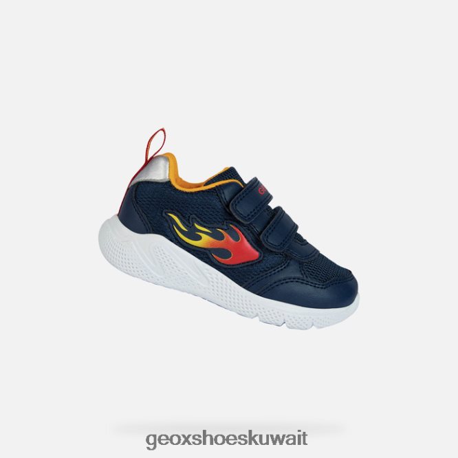 Geox BLL84T1451 Sprintye Baby Navy/Yellow