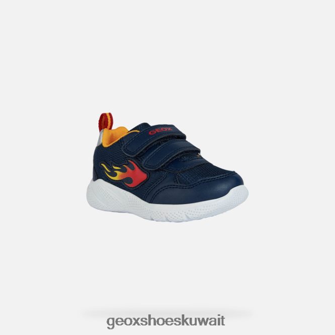 Geox BLL84T1451 Sprintye Baby Navy/Yellow