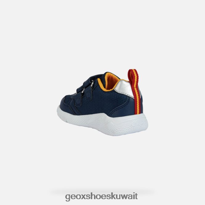 Geox BLL84T1451 Sprintye Baby Navy/Yellow