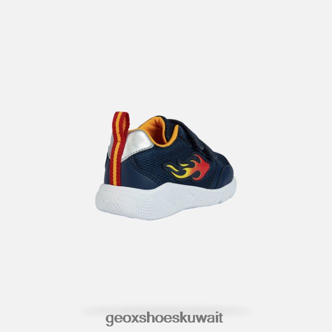 Geox BLL84T1451 Sprintye Baby Navy/Yellow