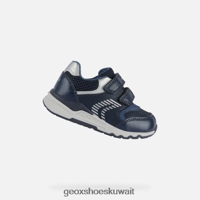 Geox BLL84T1492 Pyrip Toddler Navy/Silver