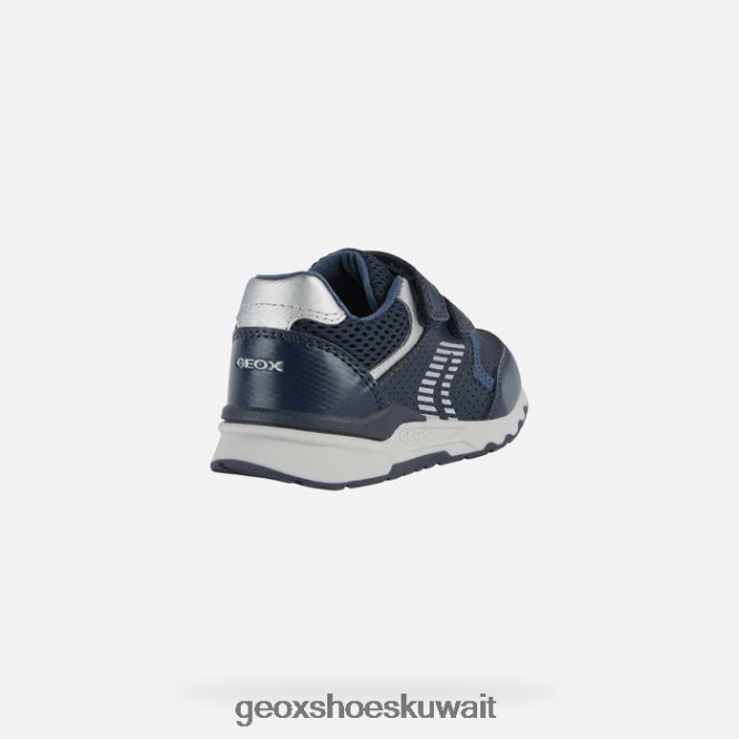 Geox BLL84T1492 Pyrip Toddler Navy/Silver