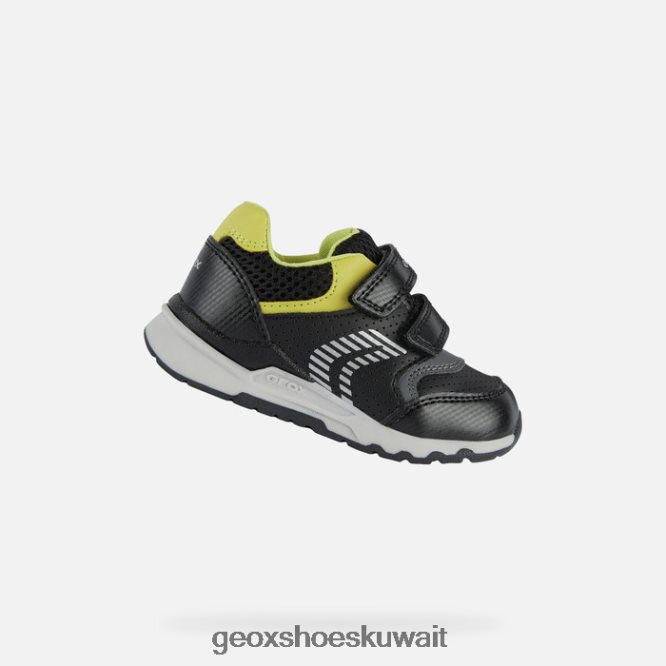 Geox BLL84T1493 Pyrip Toddler Black/Lime Green