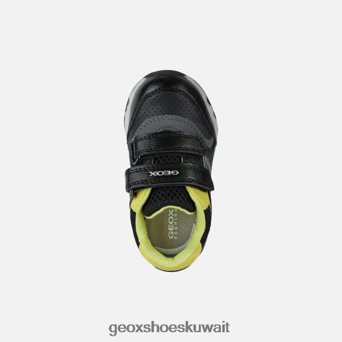 Geox BLL84T1493 Pyrip Toddler Black/Lime Green