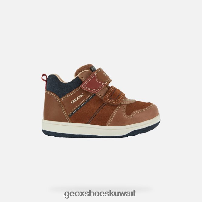 Geox BLL84T1523 New Flick Toddler Lt Brown/Navy