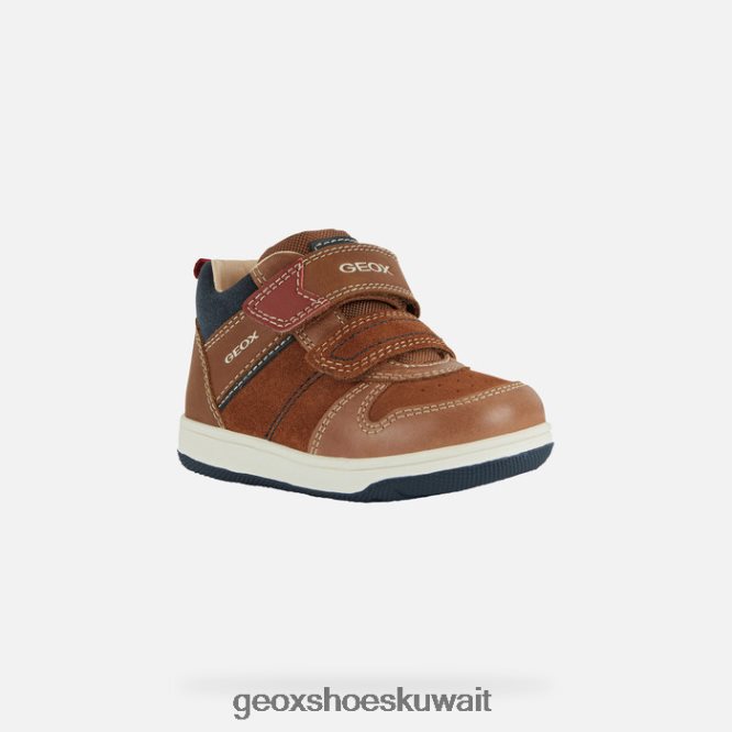 Geox BLL84T1523 New Flick Toddler Lt Brown/Navy
