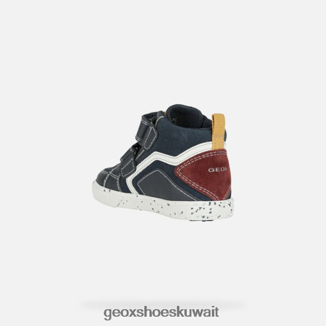 Geox BLL84T1576 Kilwi Toddler Dark Navy/Bordeaux