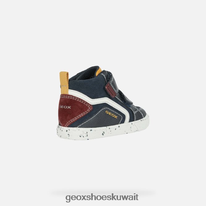 Geox BLL84T1576 Kilwi Toddler Dark Navy/Bordeaux