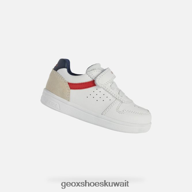 Geox BLL84T1579 Djrock Toddler White/Red