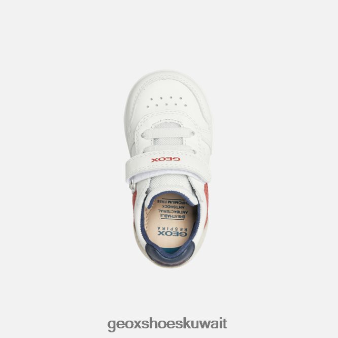 Geox BLL84T1579 Djrock Toddler White/Red