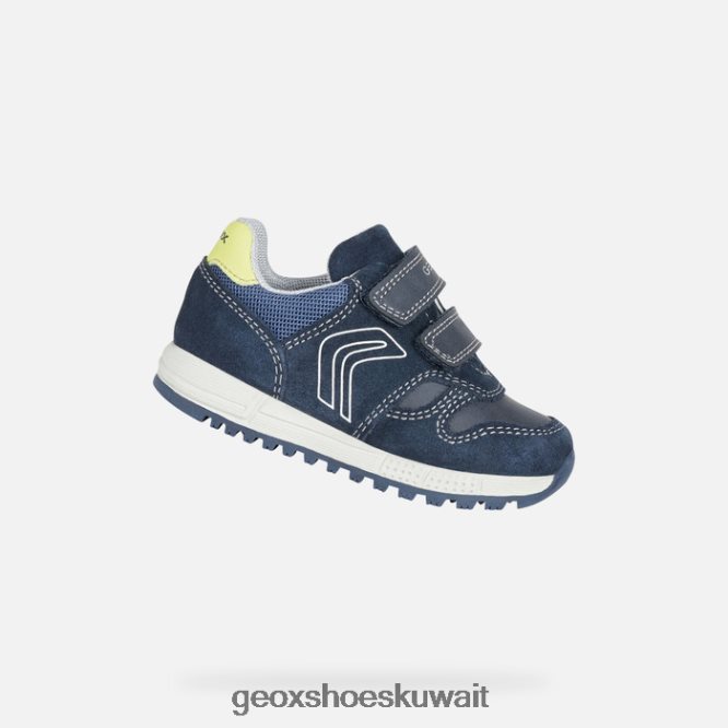 Geox BLL84T1635 Alben Toddler Navy/Fluo Yellow