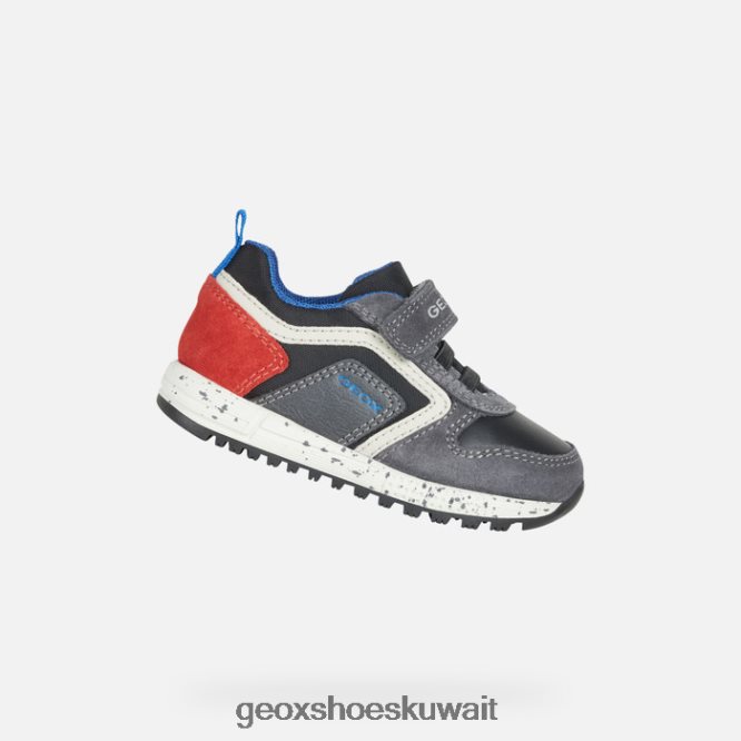 Geox BLL84T1638 Alben Toddler Dark Grey/Red