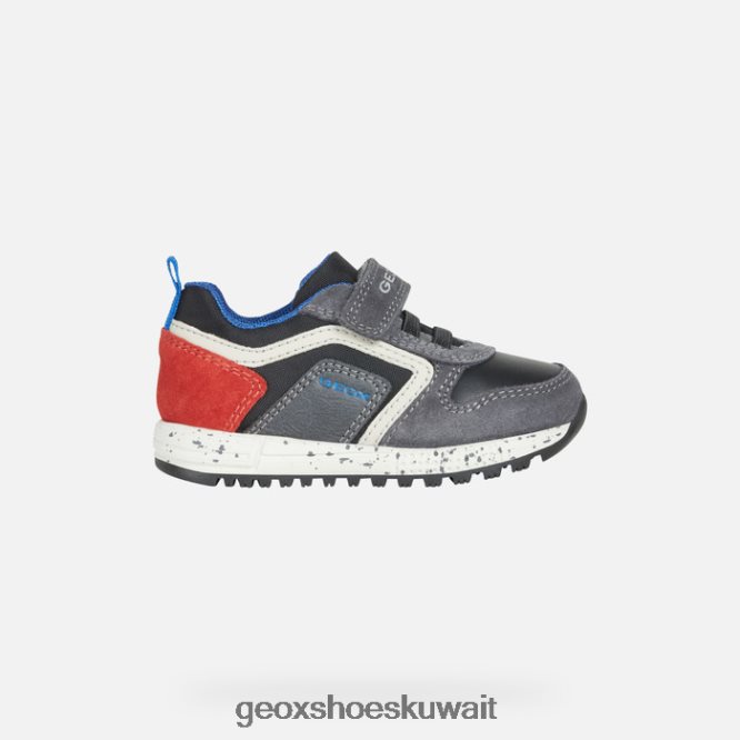Geox BLL84T1638 Alben Toddler Dark Grey/Red