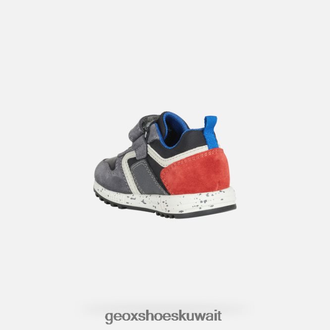 Geox BLL84T1638 Alben Toddler Dark Grey/Red
