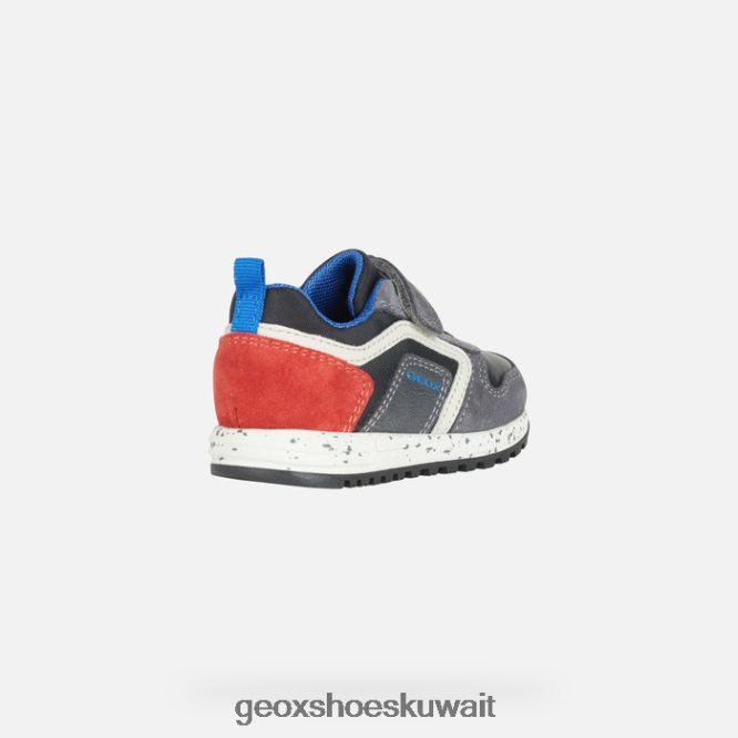 Geox BLL84T1638 Alben Toddler Dark Grey/Red
