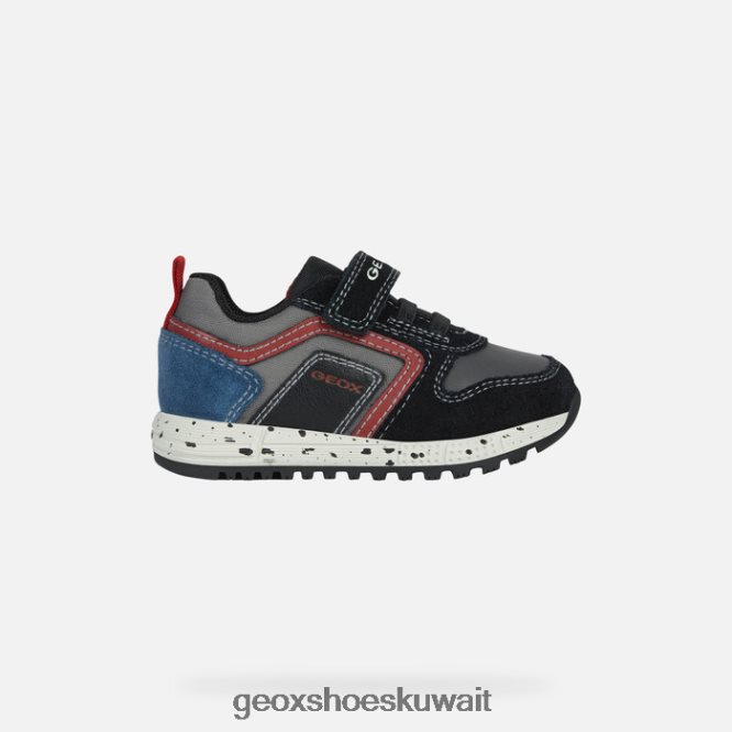 Geox BLL84T1639 Alben Toddler Black/Dark Red