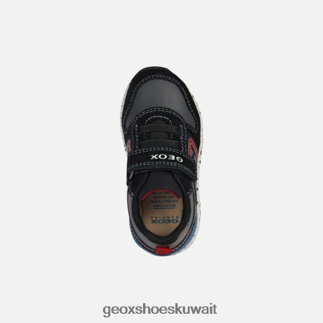 Geox BLL84T1639 Alben Toddler Black/Dark Red