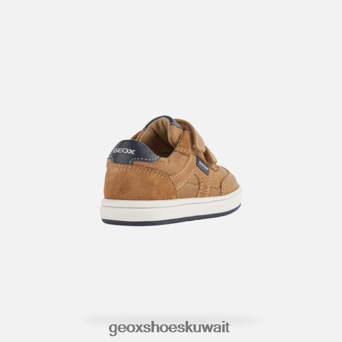 Geox BLL84T2007 Trottola Toddler Caramel/Navy