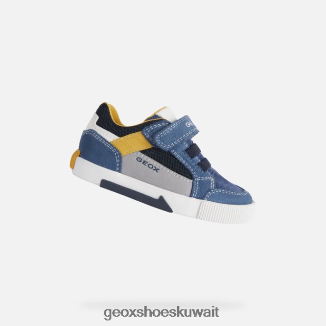 Geox BLL84T2037 Kilwi Toddler Avio/Ochreyellow
