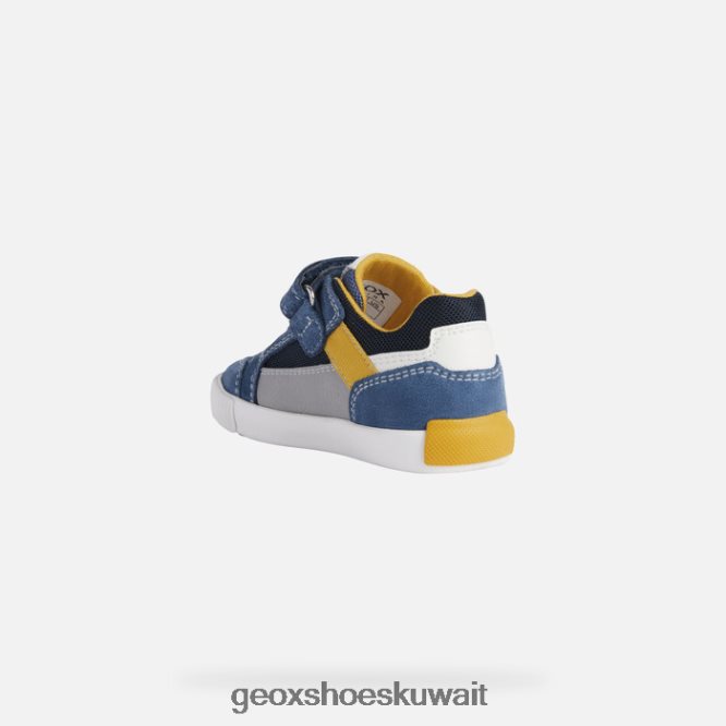 Geox BLL84T2037 Kilwi Toddler Avio/Ochreyellow