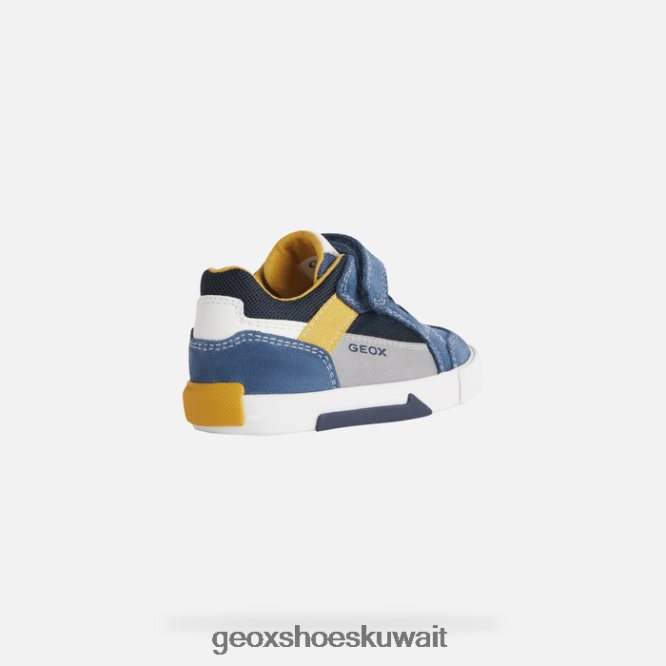Geox BLL84T2037 Kilwi Toddler Avio/Ochreyellow