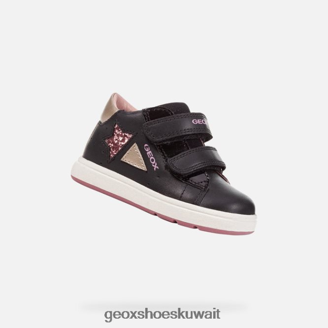 Geox BLL84T1504 Biglia Baby Black/Dk Pink