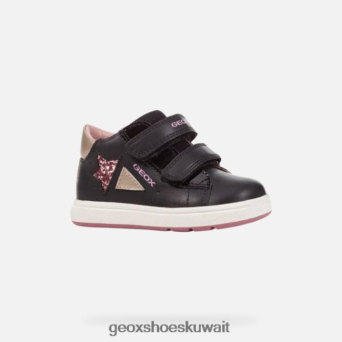 Geox BLL84T1504 Biglia Baby Black/Dk Pink