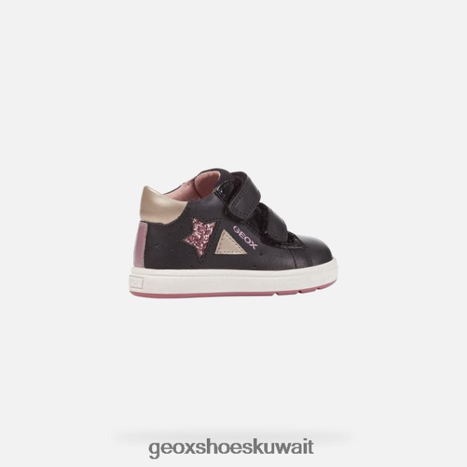 Geox BLL84T1504 Biglia Baby Black/Dk Pink