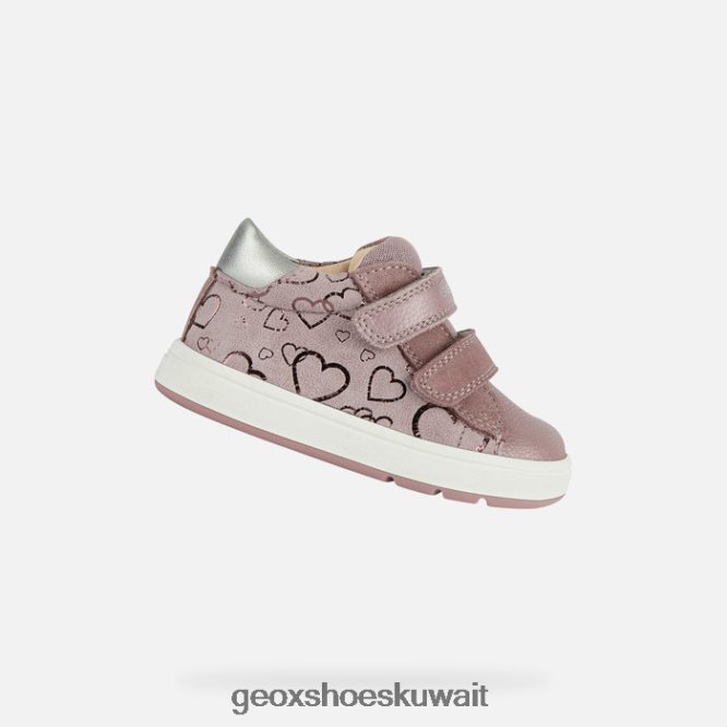 Geox BLL84T1510 Biglia Baby Girl Dark Rose/Silver