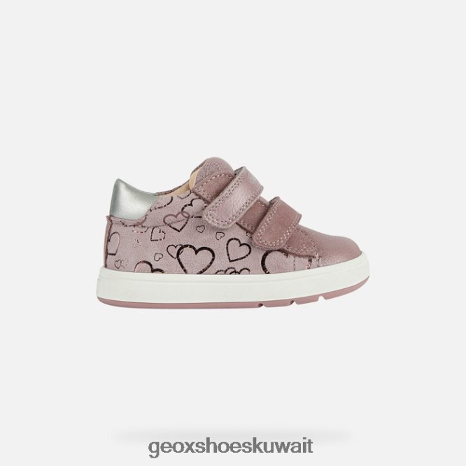 Geox BLL84T1510 Biglia Baby Girl Dark Rose/Silver