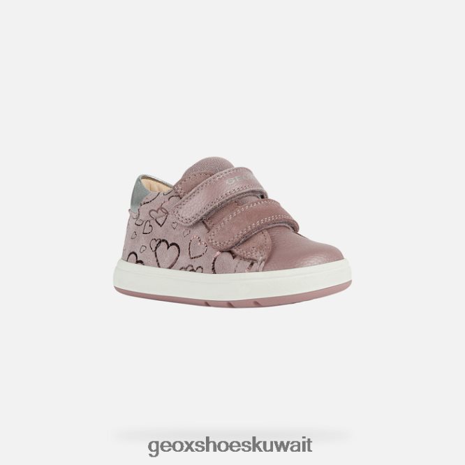 Geox BLL84T1510 Biglia Baby Girl Dark Rose/Silver