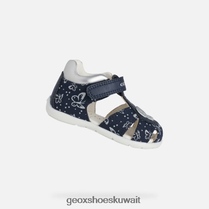 Geox BLL84T1517 Elthan Baby Girl Navy/Silver