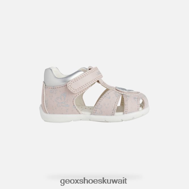 Geox BLL84T1518 Elthan Baby Girl Light Rose/Silver