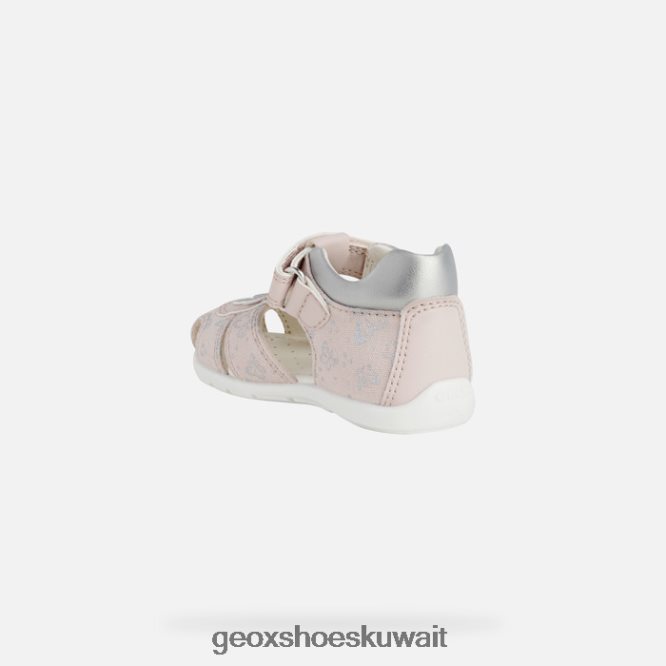 Geox BLL84T1518 Elthan Baby Girl Light Rose/Silver
