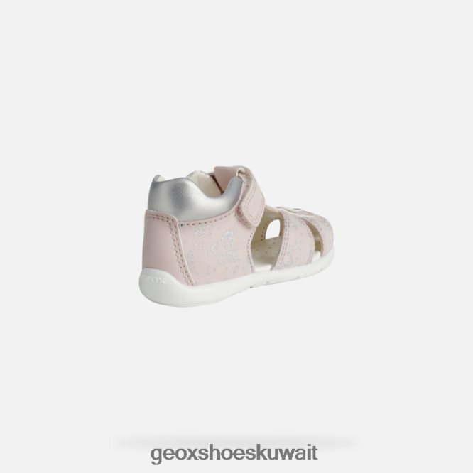Geox BLL84T1518 Elthan Baby Girl Light Rose/Silver
