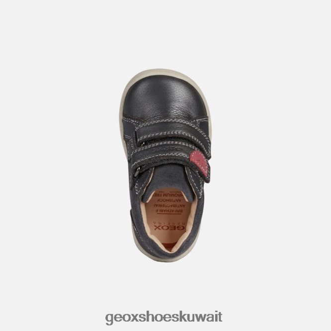 Geox BLL84T1546 Macchia Baby Girl Dark Grey
