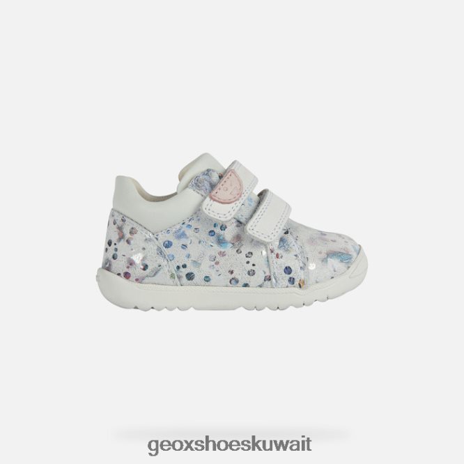 Geox BLL84T1585 Macchia Baby Girl White