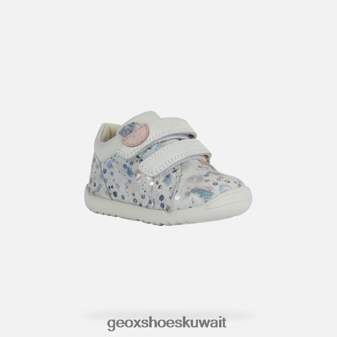 Geox BLL84T1585 Macchia Baby Girl White