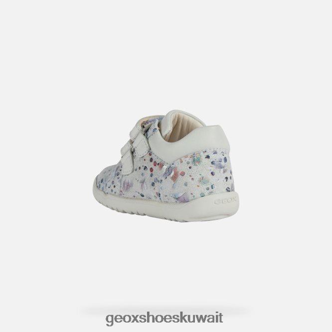 Geox BLL84T1585 Macchia Baby Girl White