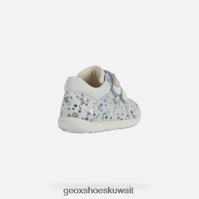 Geox BLL84T1585 Macchia Baby Girl White